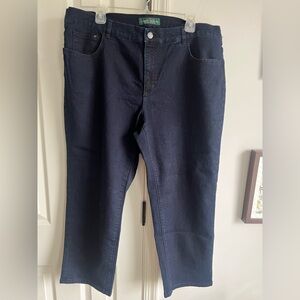 Ralph Lauren Dark Blue Denim capris 20W